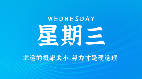 08月05日，星期三，在这里每天60秒读懂世界！