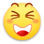 眯眼笑
